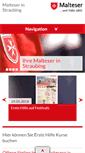 Mobile Screenshot of malteser-straubing.de
